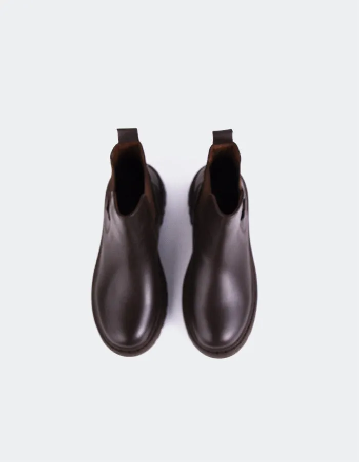 Hayes Brown Leather Simple Feel