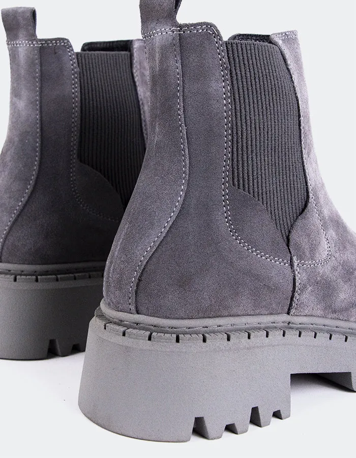 Comfy Fit Boot All Day Boot Hayes Grey Suede