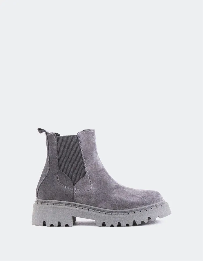 Winter Fashion Night wear Hayes Grey Suede