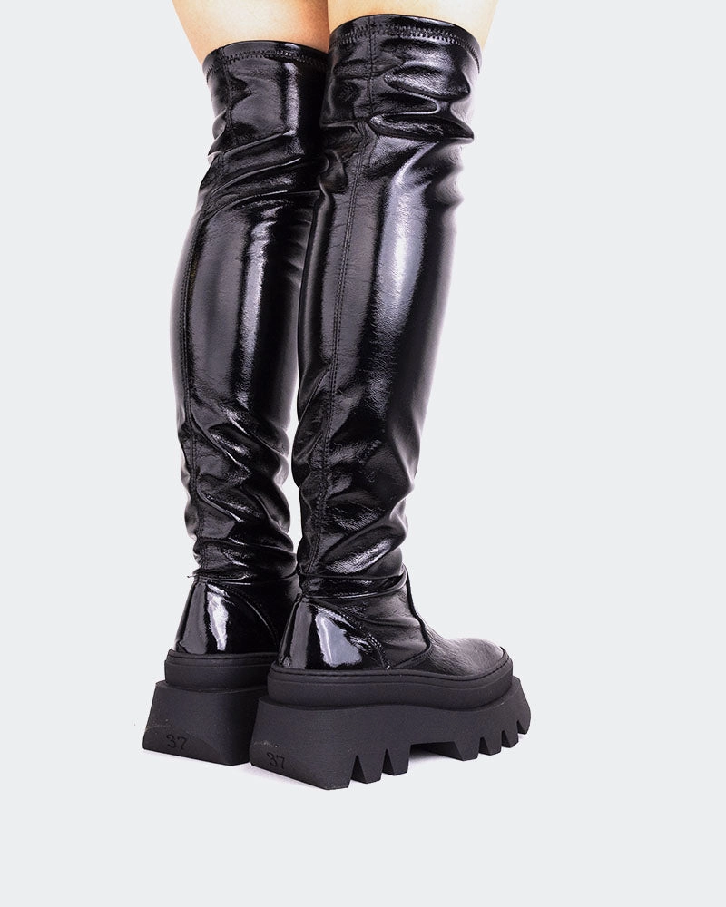 Fashionista Favorite perfect for winter Moncton Black Naplack Stretch