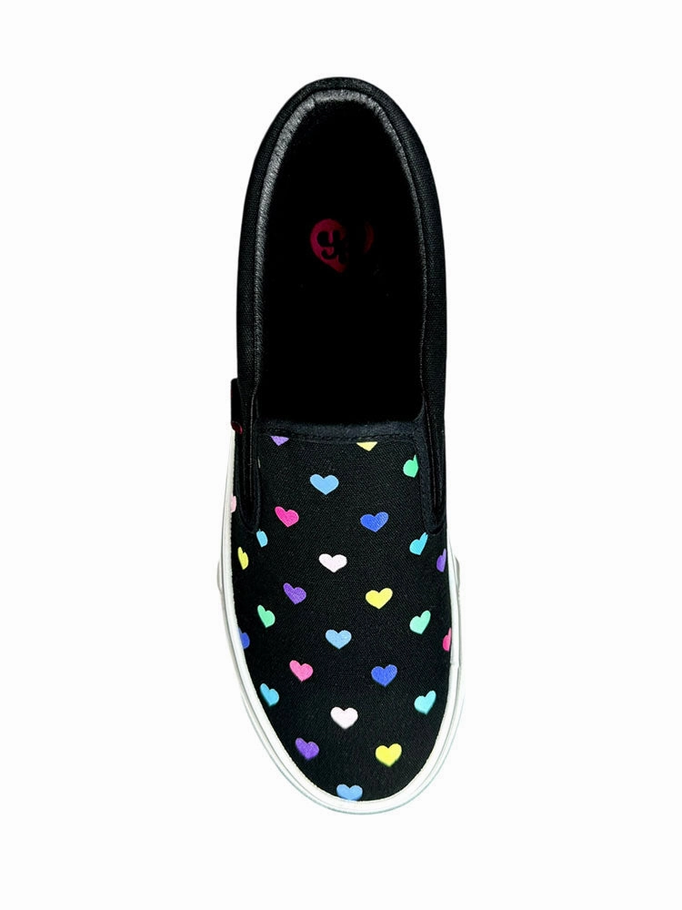 All-day Performance Adaptive stability CHILL HEARTS - BLACK/PASTEL
