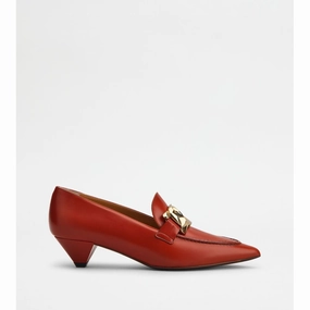 Heeled Loafers in Leather Calm Lane Street Pace