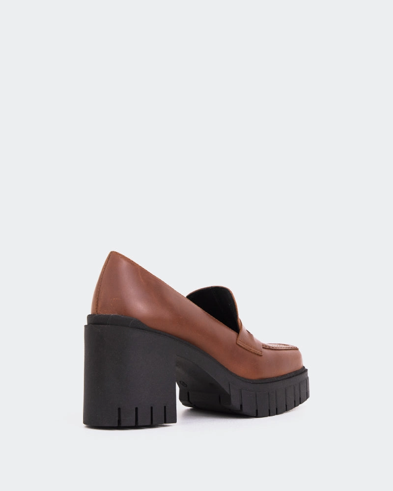 Retro Style Lightweight Design Hugo Tan Leather