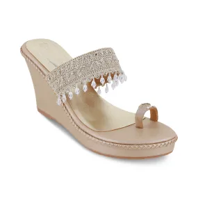 SUHANA- EMBELLISHED WEDGES reasonable