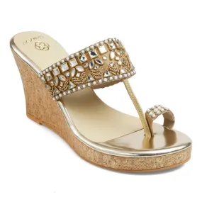 INAAYAT- EMBELLISHED KOLHAPURIS city dwellers