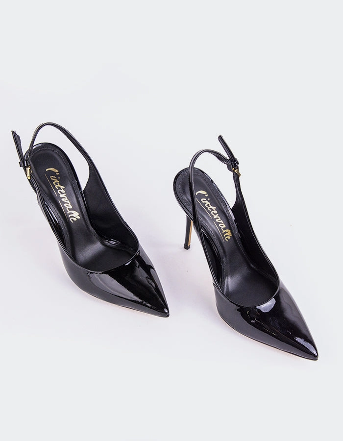 Platform Heels Evening Vibe Janeiro Black Patent