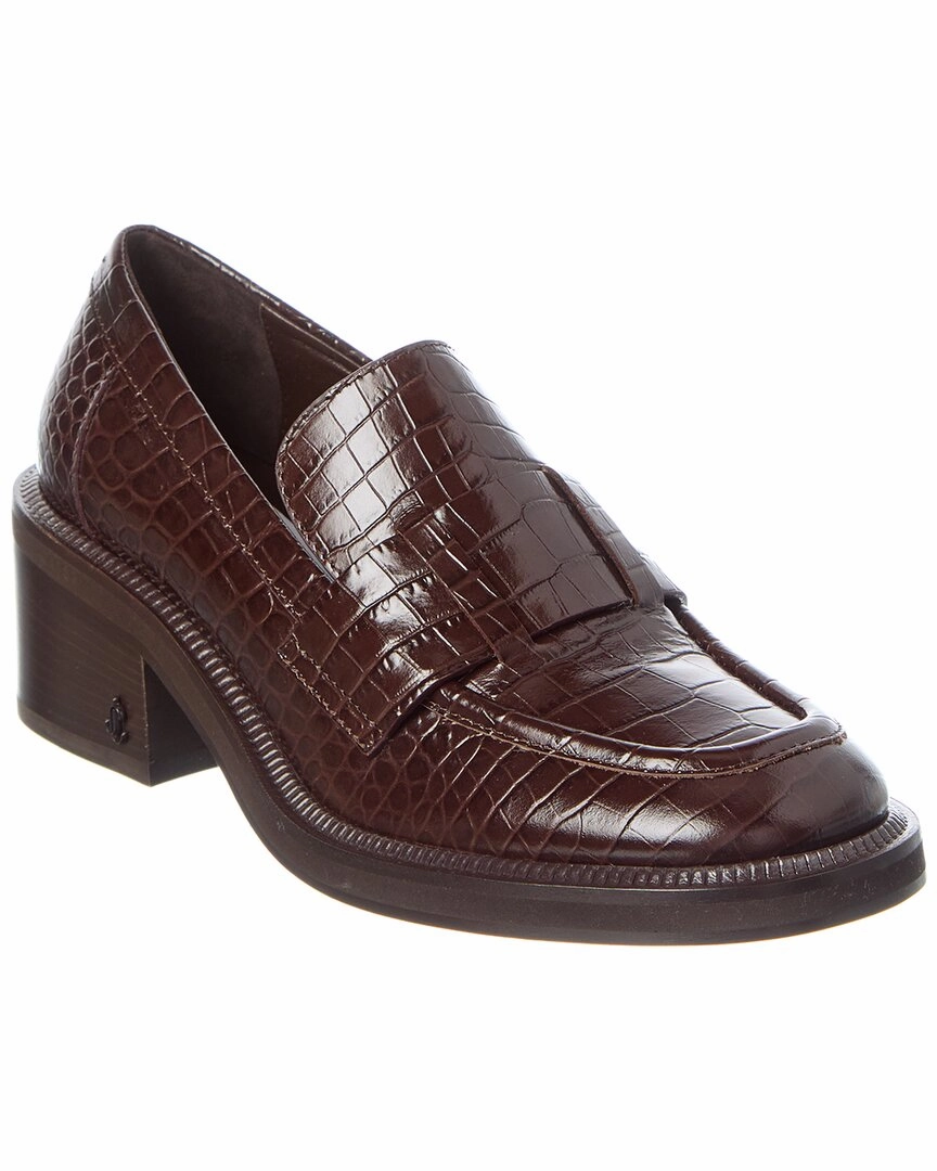 Jimmy Choo Tylor 60 Croc-Embossed Leather Loafer Casual Movement