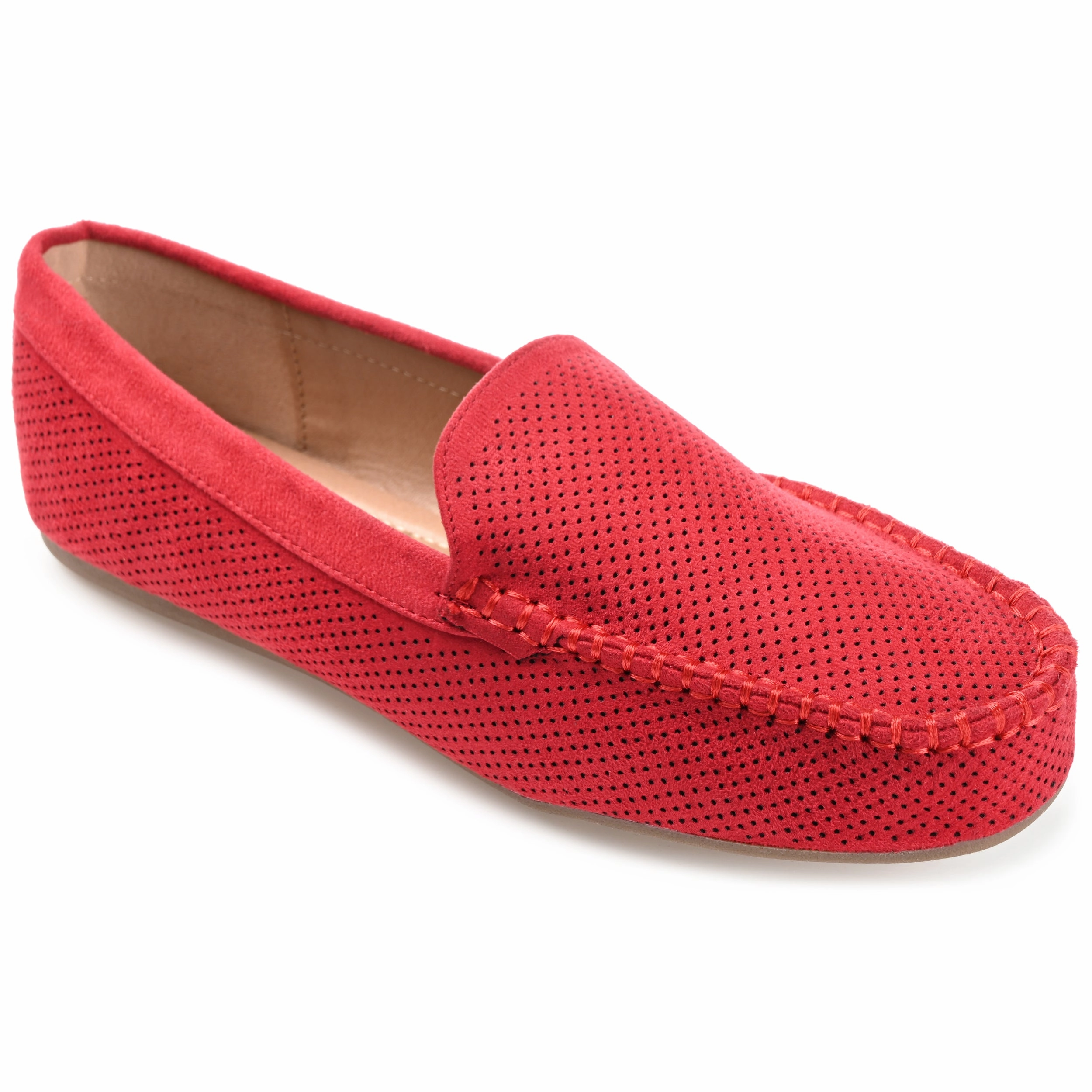Journee Collection Women's Comfort Wide Width Halsey Loafer Relaxed Office Shoes Italian Flair