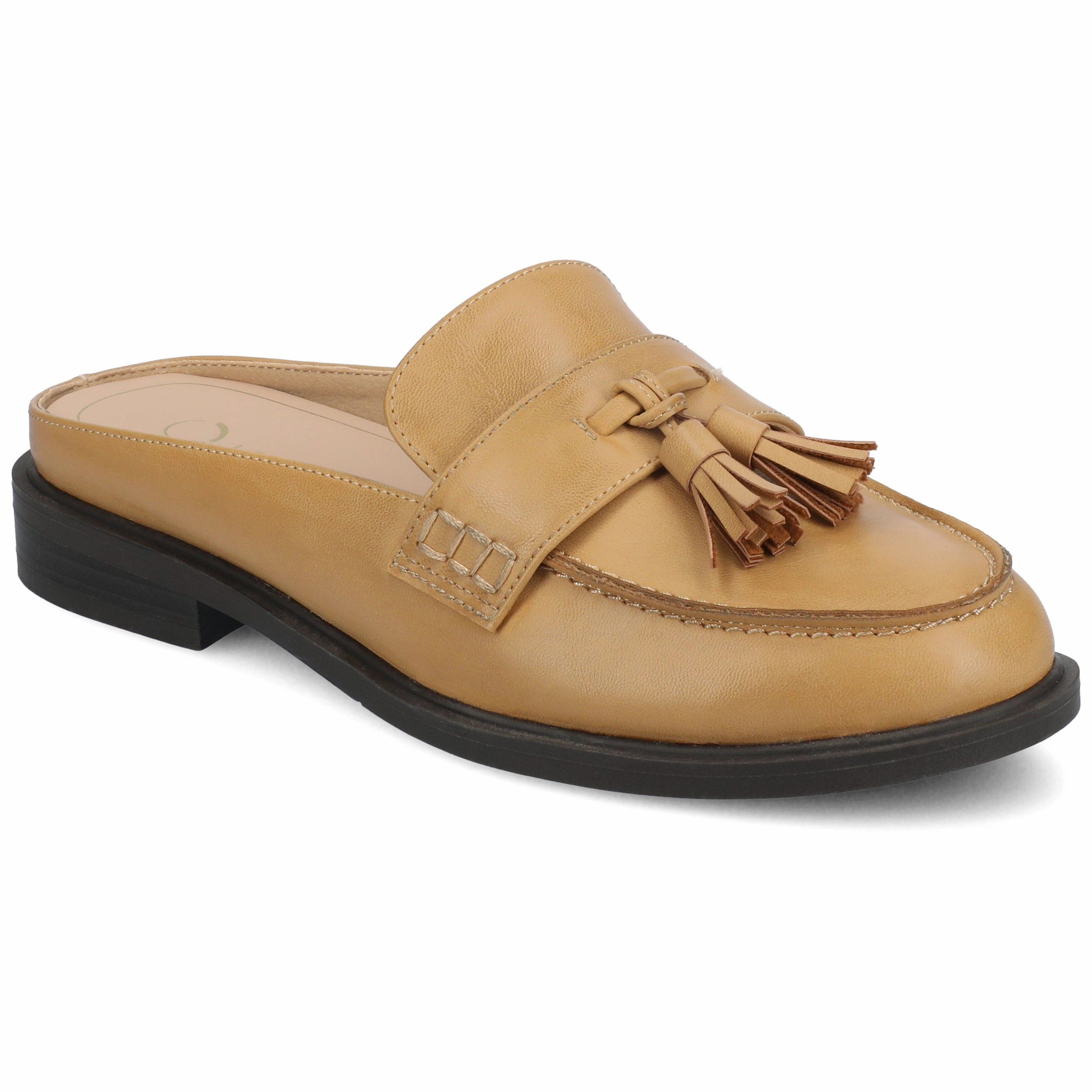 Journee Womens Azura Tassel Mule Loafer Pastel Tones