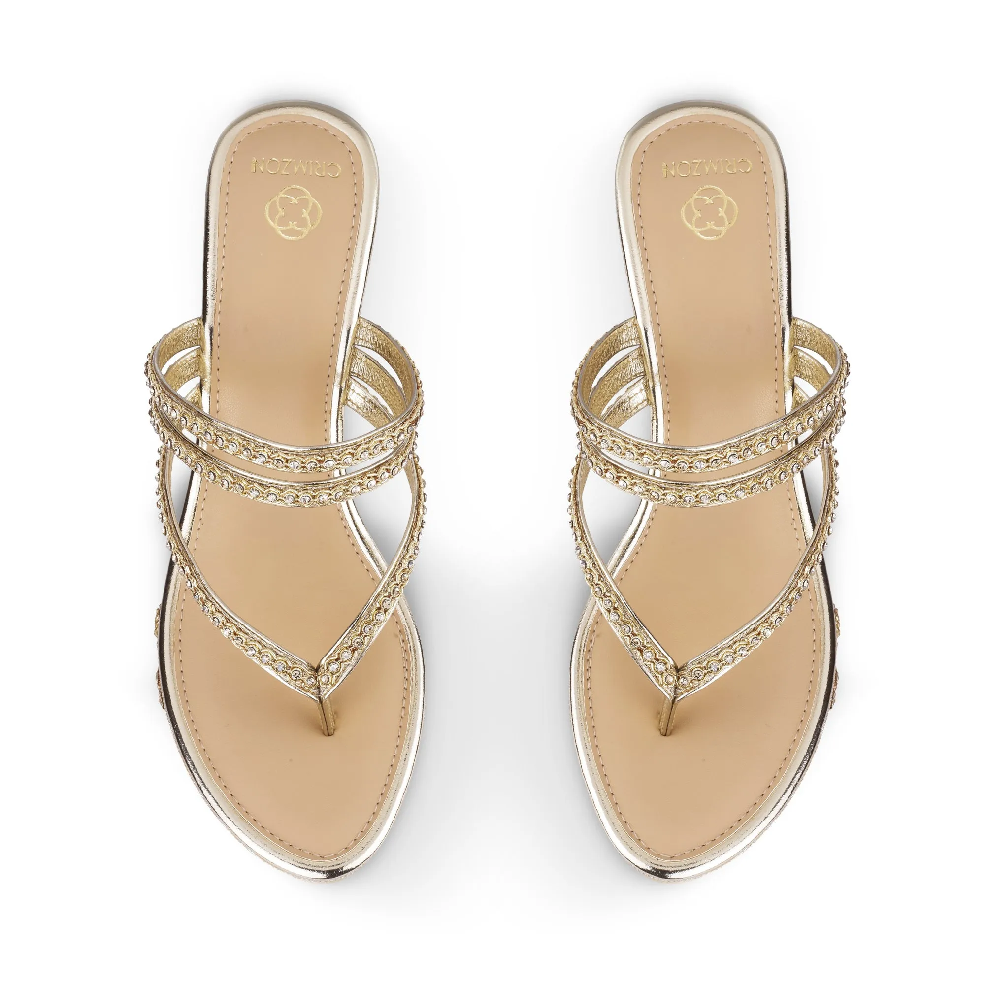 KASHIDA- EMBRIODERED WEDGES Nice