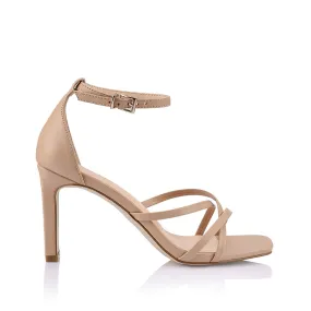 Polished Feel Kingdom II Block Heel Sandals - Nude