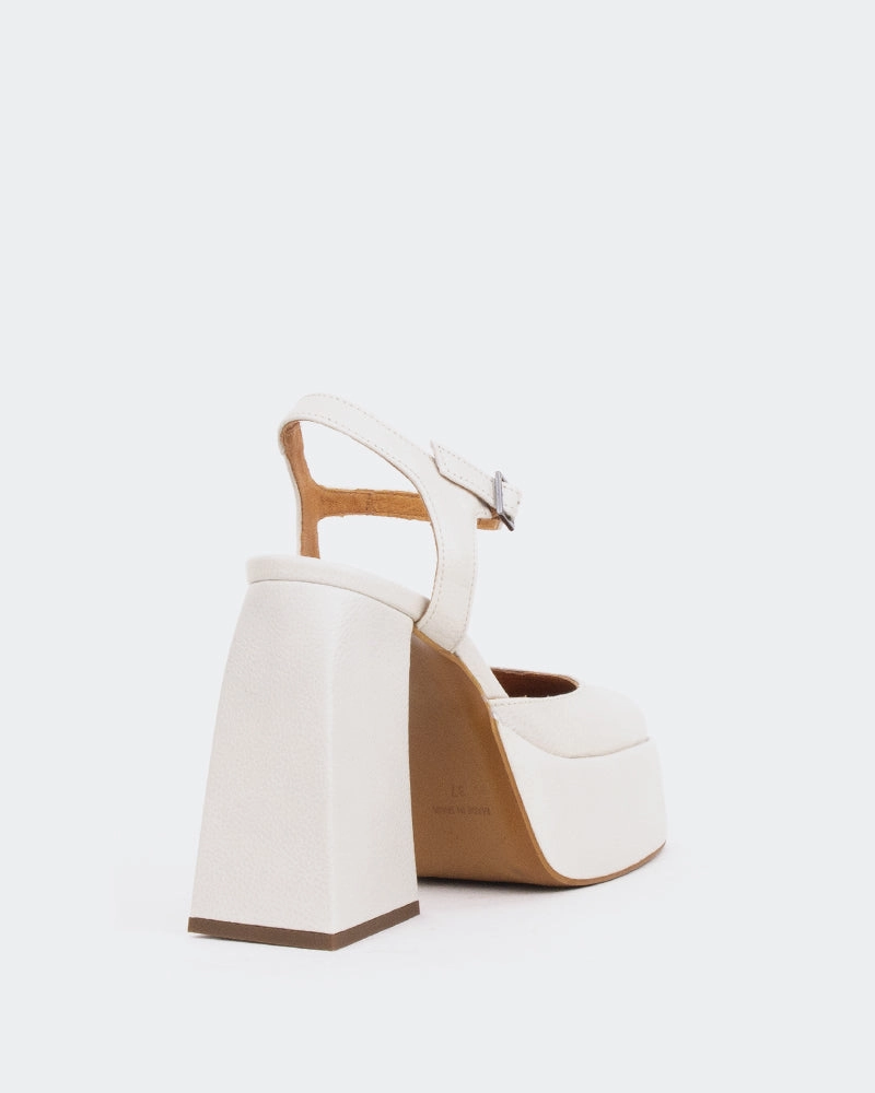Suede Soft Gloss Shine Kotter, Off White Leather/Cuir Blanc Cass??