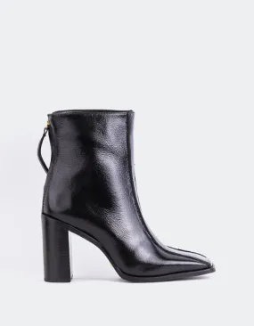 Krakow Black Leather Stylish Boot Quick Fashion