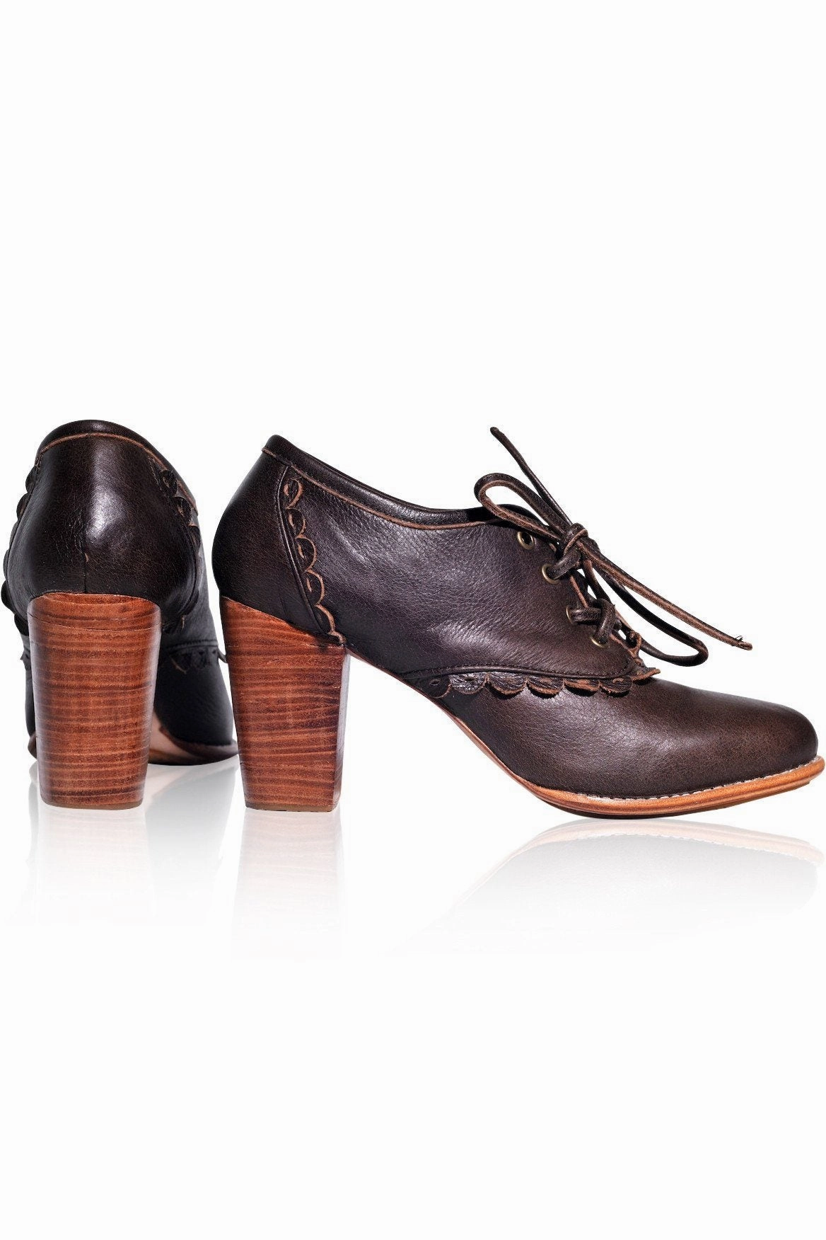 Lace Oxford Heels work mode