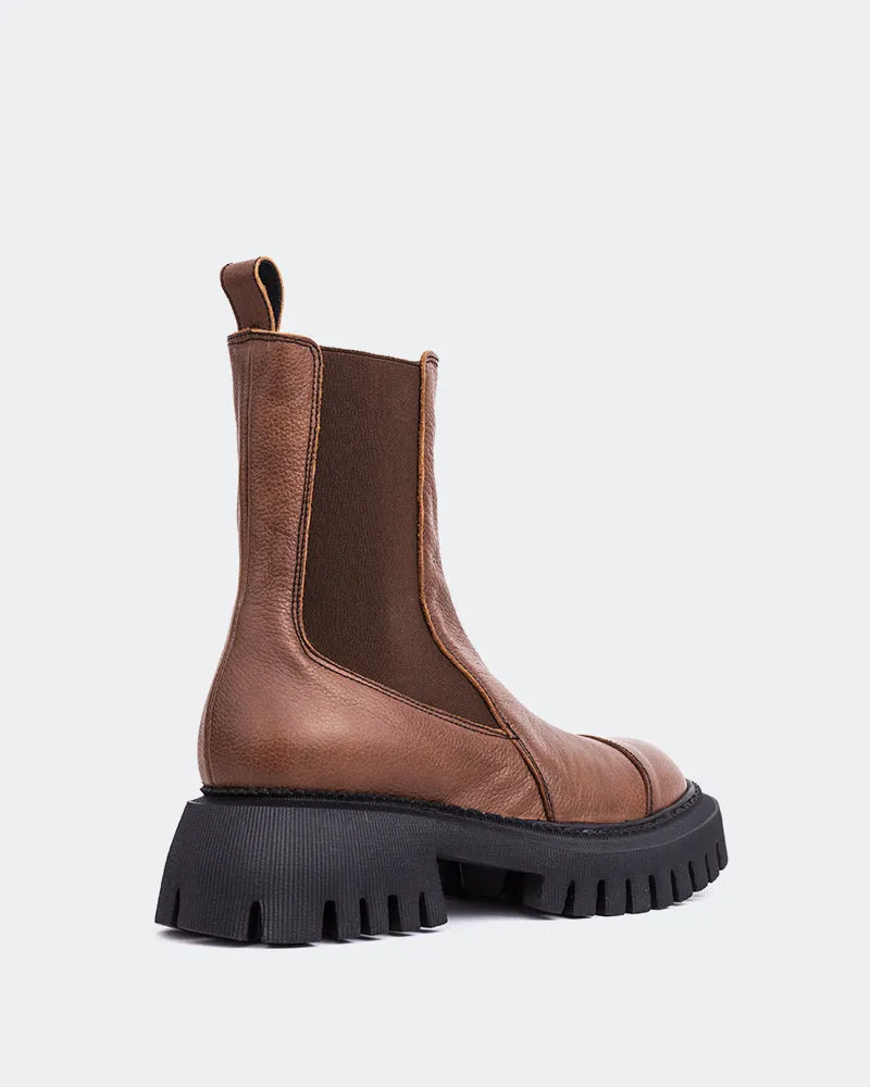 Laroi Tan Leather Winter Fashion Comfort Boot