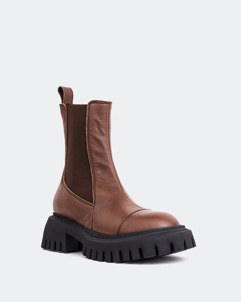 Laroi Tan Leather Essential Boots