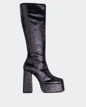 Construction Worker Latto Black Sequins