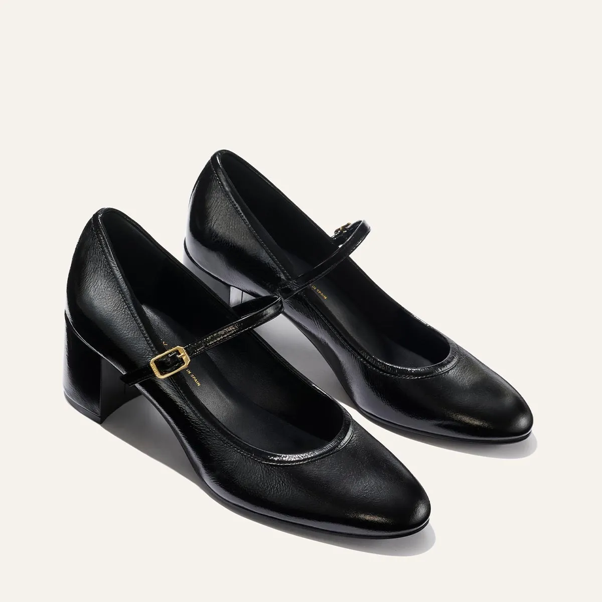 toddlers - specific features The Mira Jane - Black Crinkle Patent