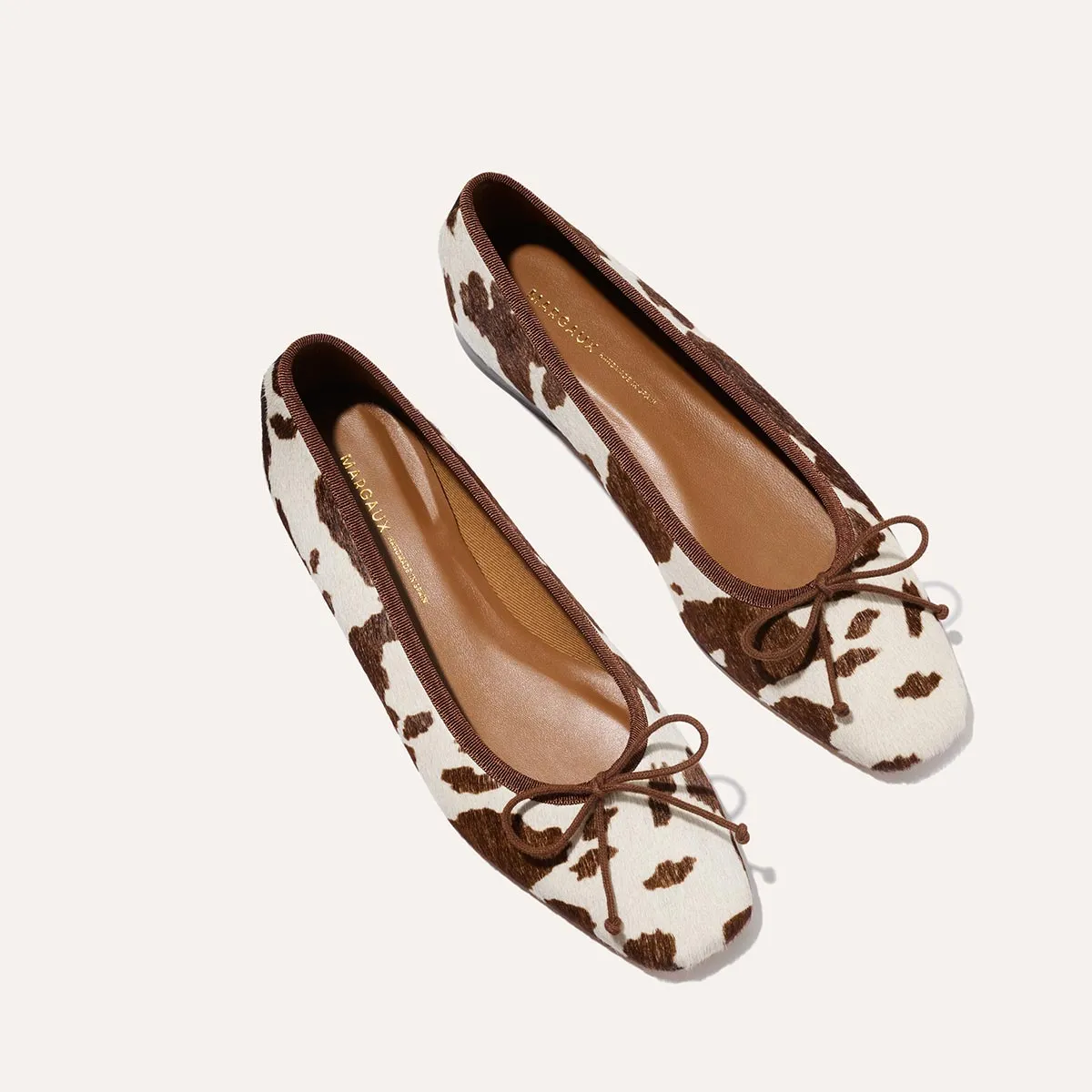Fashionable Flats Shoes The Fonteyn - Cow Print Haircalf
