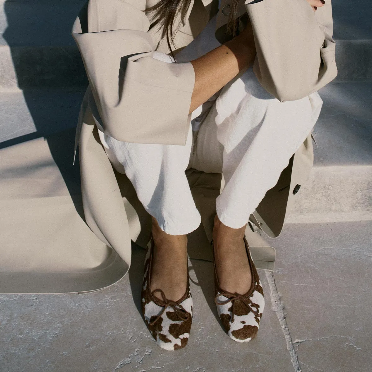 The Fonteyn - Cow Print Haircalf Anti Odor Technology