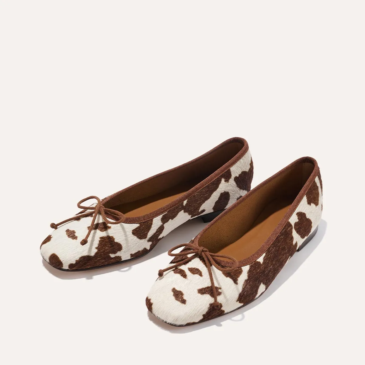 The Fonteyn - Cow Print Haircalf Romance Walk Breathable Design