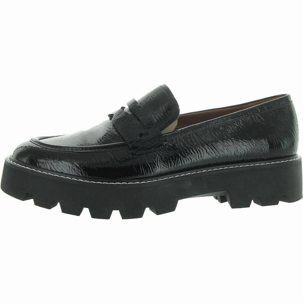 Professional Fit Balin Womens Patent Slip-On Loafers