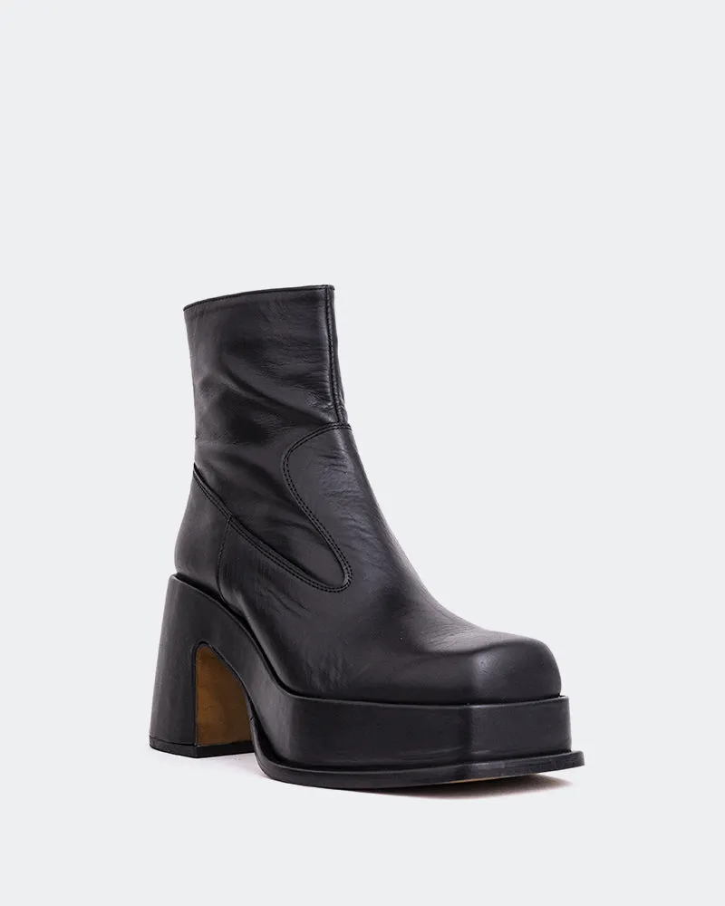 Lepic Black Leather Fall Colors Street Comfort