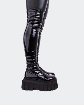 Shockproof Letar Black Patent