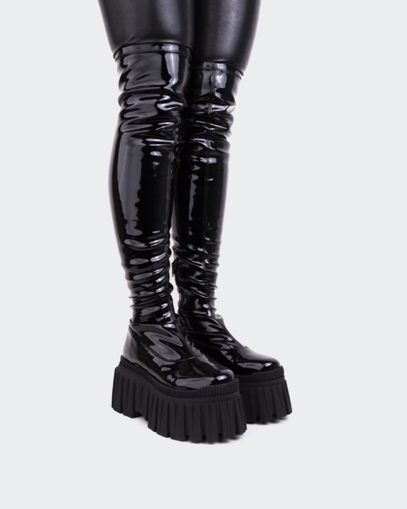 Go-To Boots Perfect Winter Style Letar Black Patent