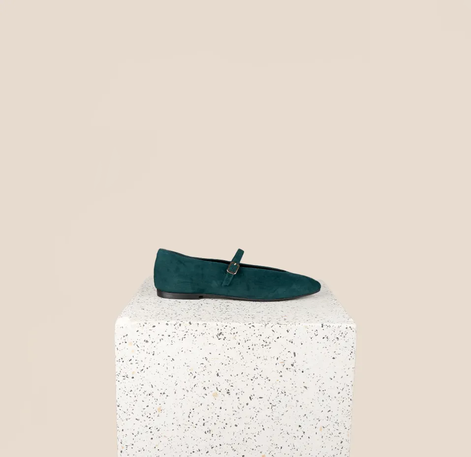 House Shoe Bari - Bottle Suede