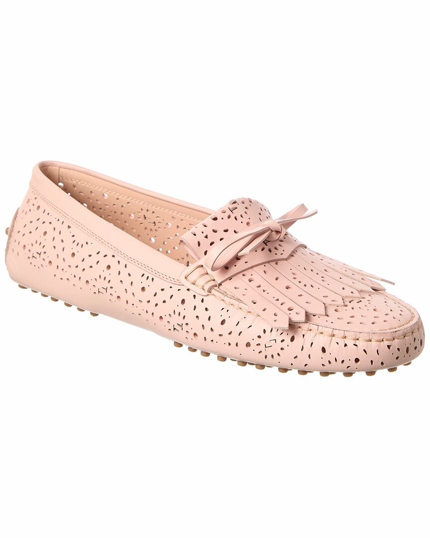 Park Stroll Wide Path TOD??s Leather Loafer