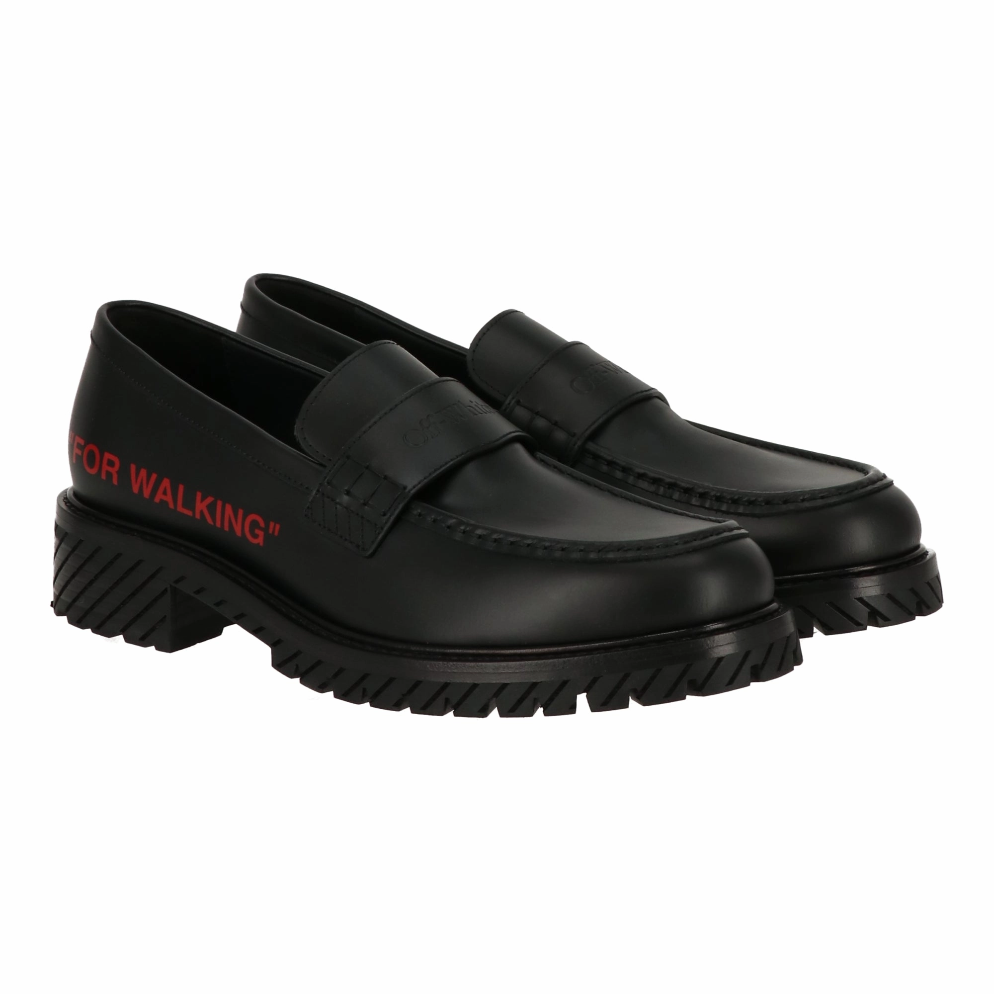 Dinner Outing Off White Womens Black Loafer