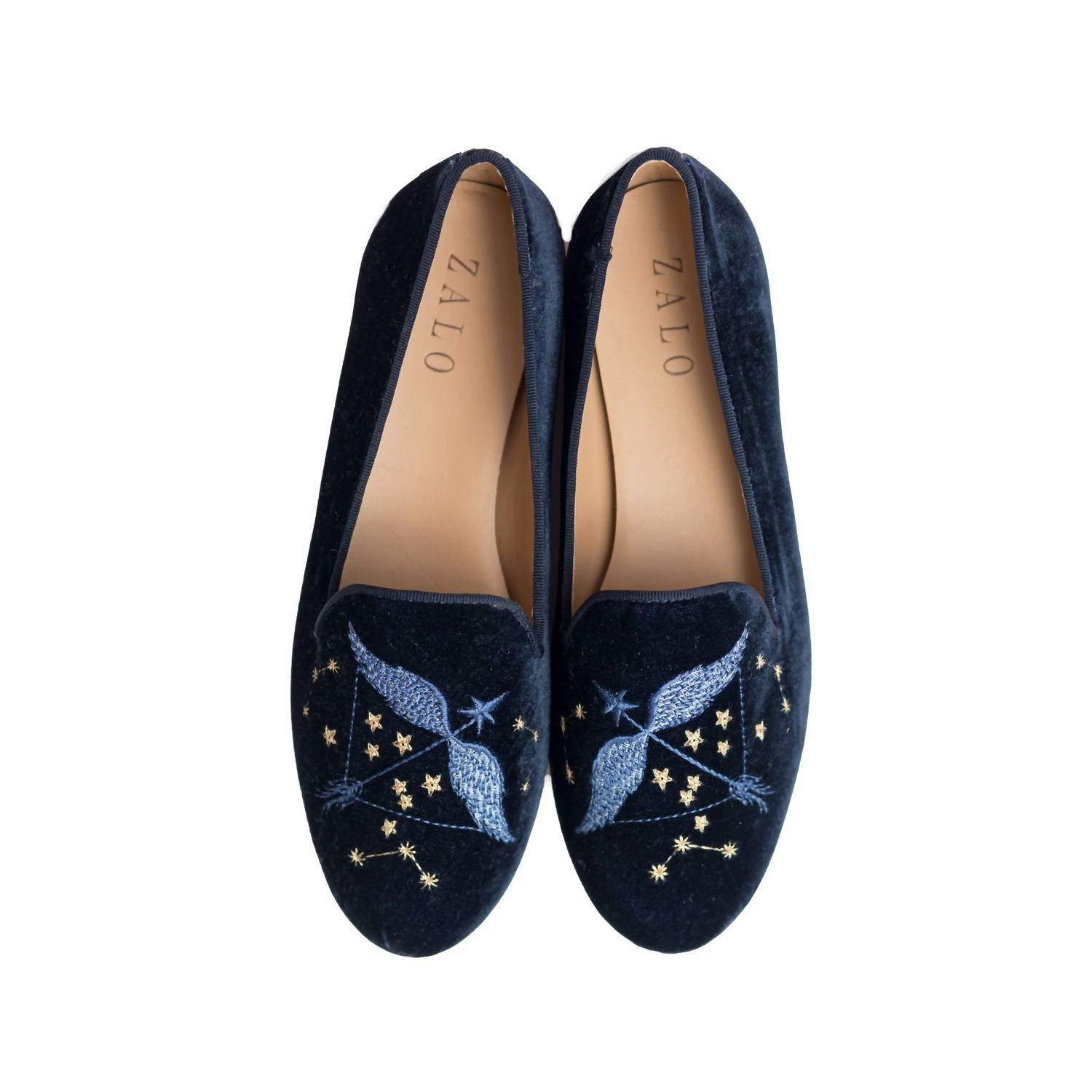 Classic Office Footwear Quiet Confidence Sagittarius Slipper In Sapphire