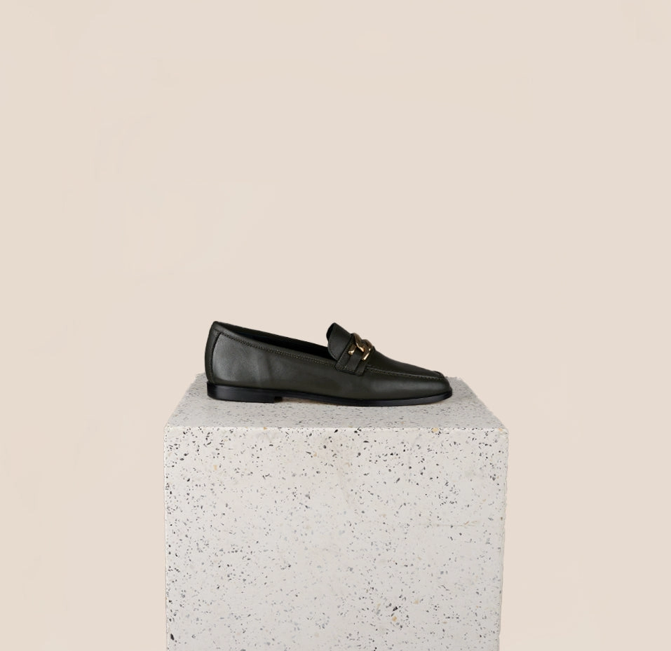 Lodi Due Chain - Olive Leather Festival Mood