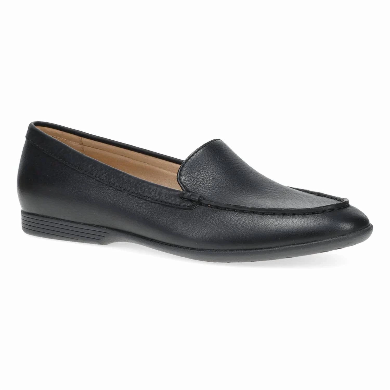 Lorri Tumbled Loafer In Black - 500200 All Firm