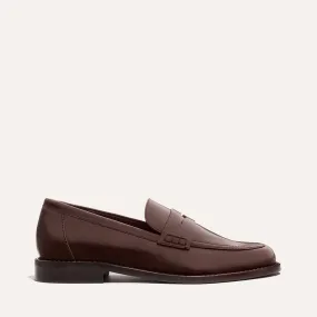 The Marlowe Loafer - Mahogany Calf Advanced Traction Pattern Auxetic Lattice Framework