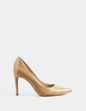 Ankle Strap Love Nude Patent
