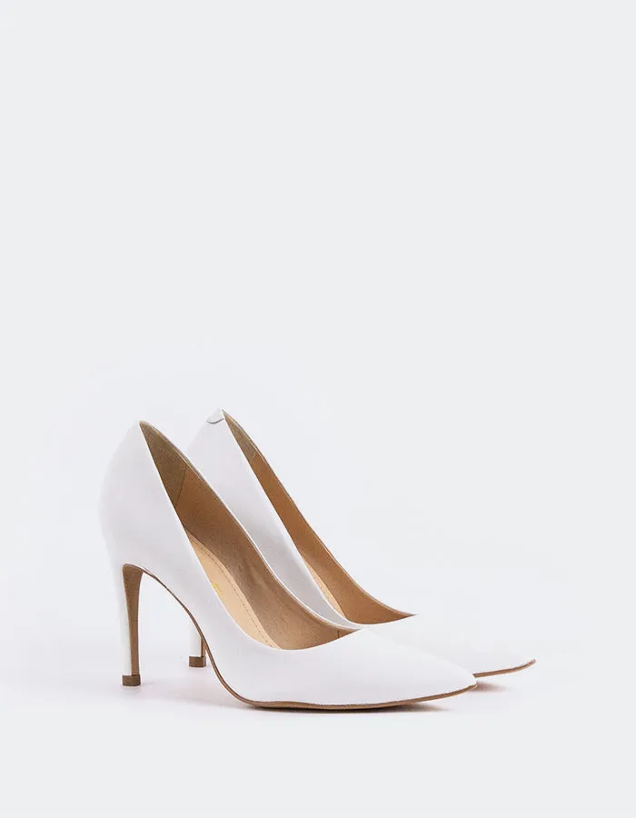 Smooth Style Love White Leather