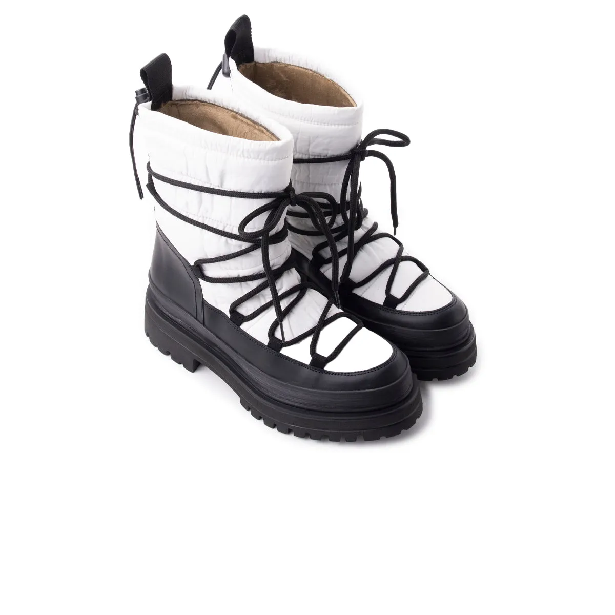 Luisville White Nylon Weatherproof Look