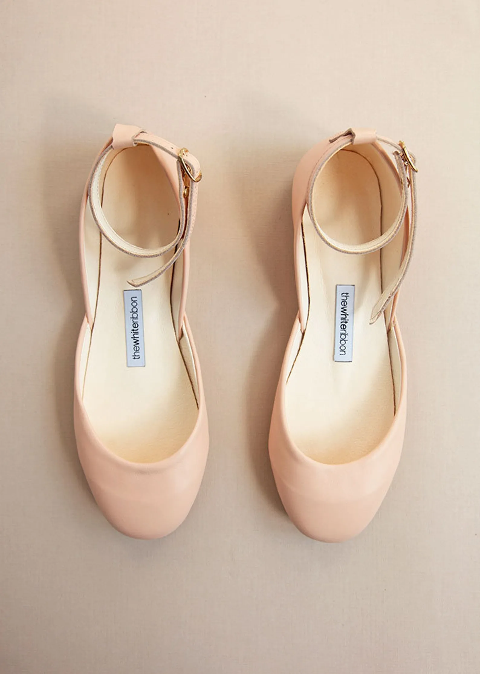 LUNA BALLET FLATS ?C PEACH NUDE Moon Walk Toe room