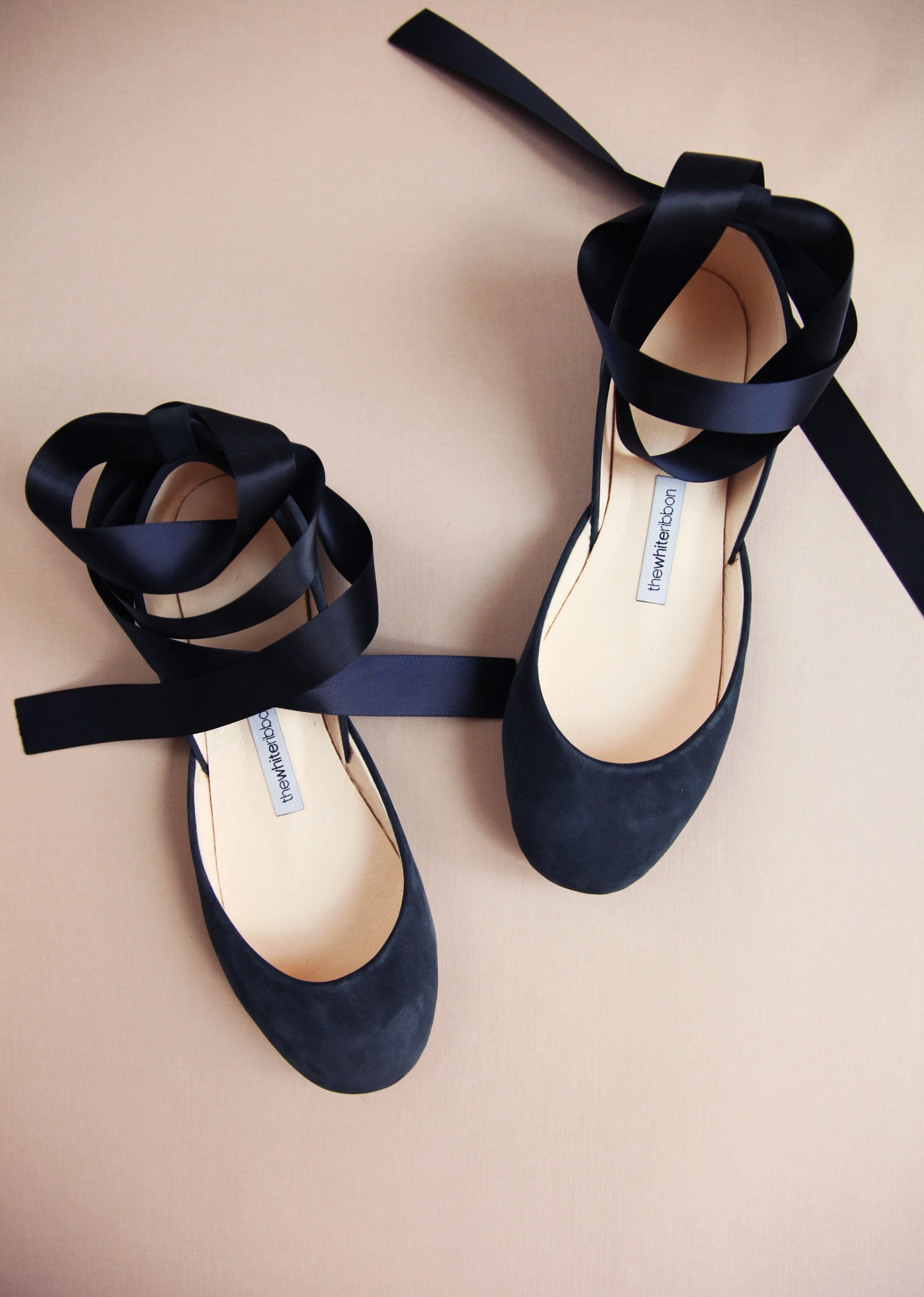 LUNA BALLET FLATS - NAVY BLUE Smile Time