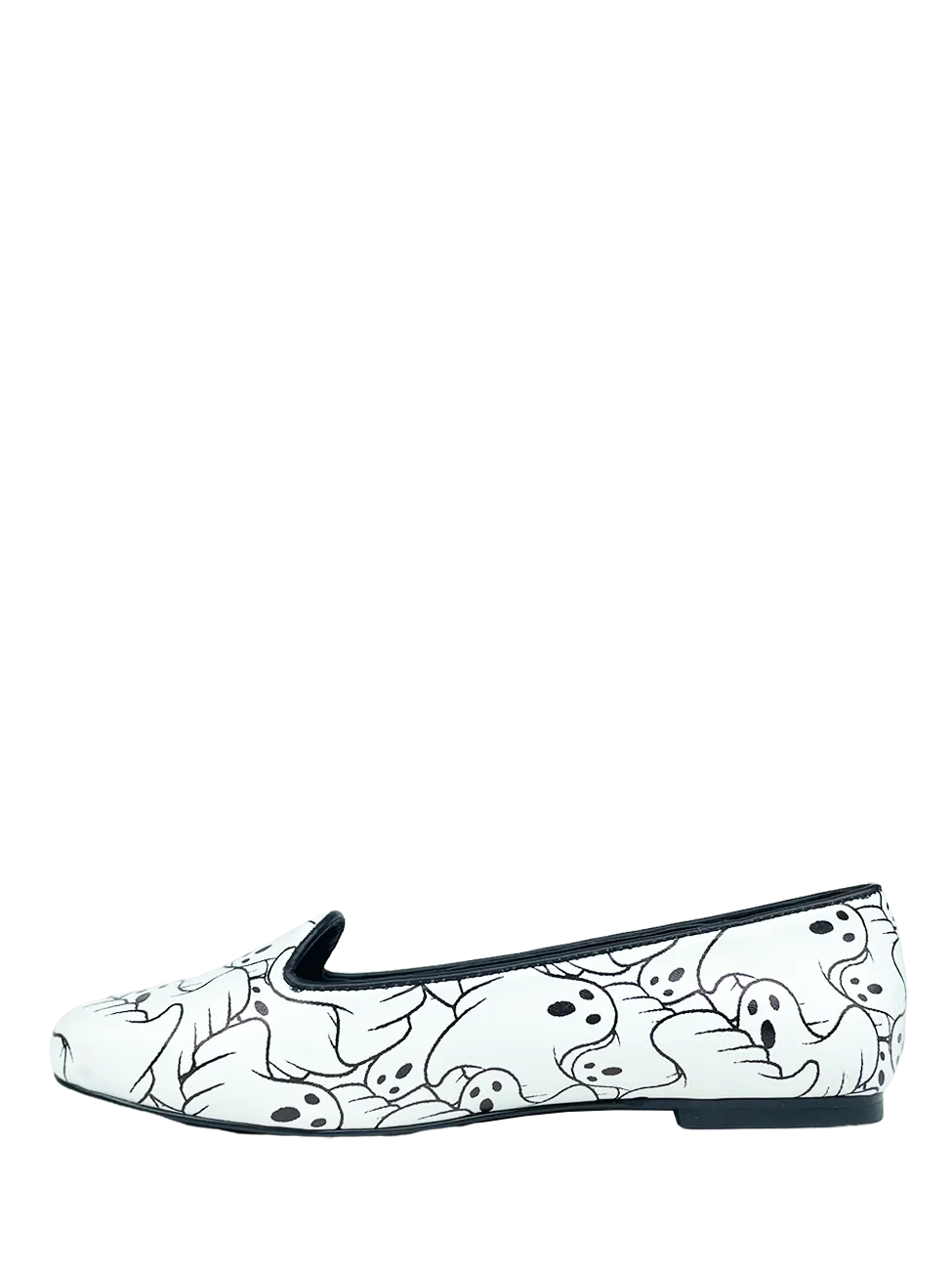 Smooth Surface Resort Path LYDIA FLAT ALL OVER GHOST PRINT