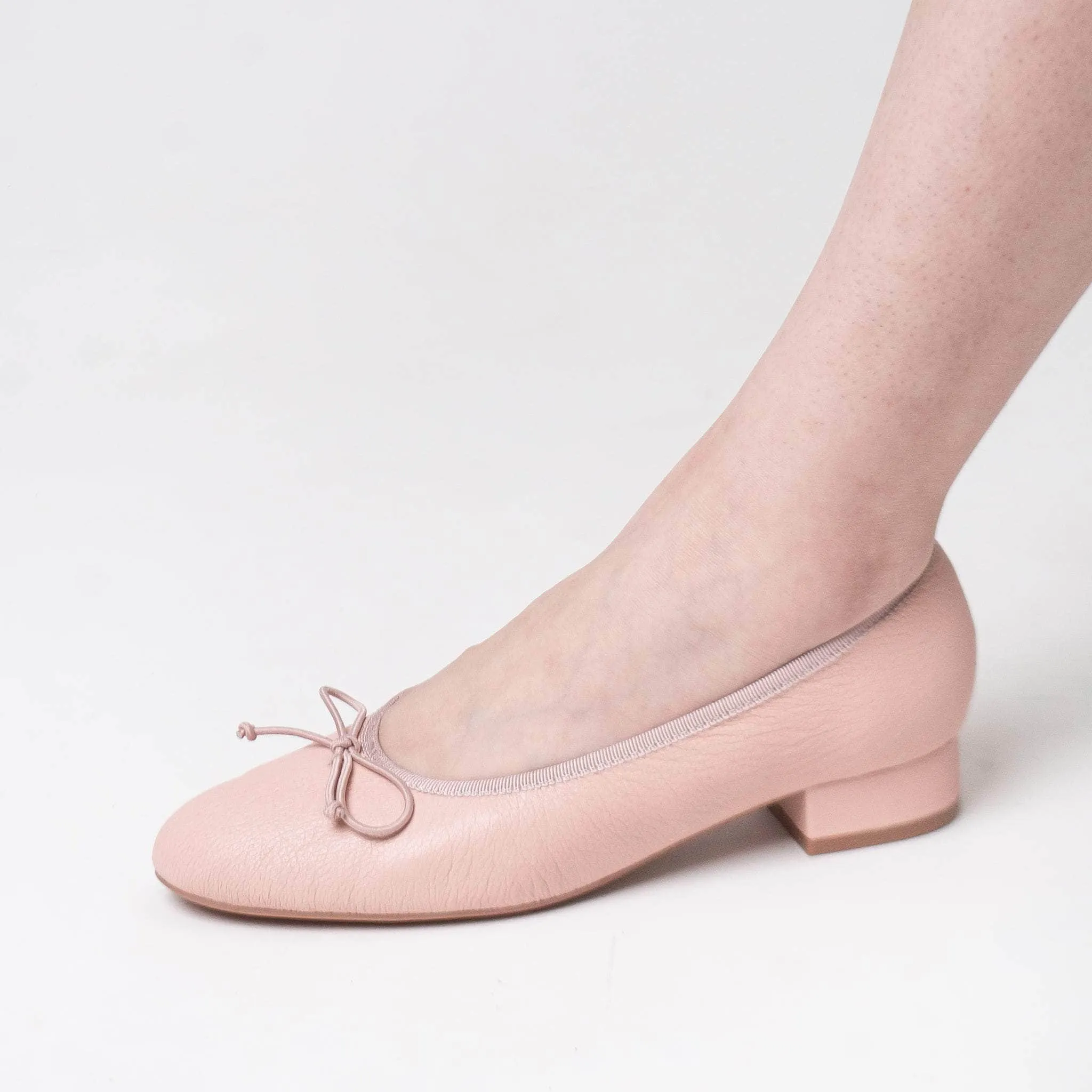 Open Toe Print Fun Majo Blush - Genuine Leather