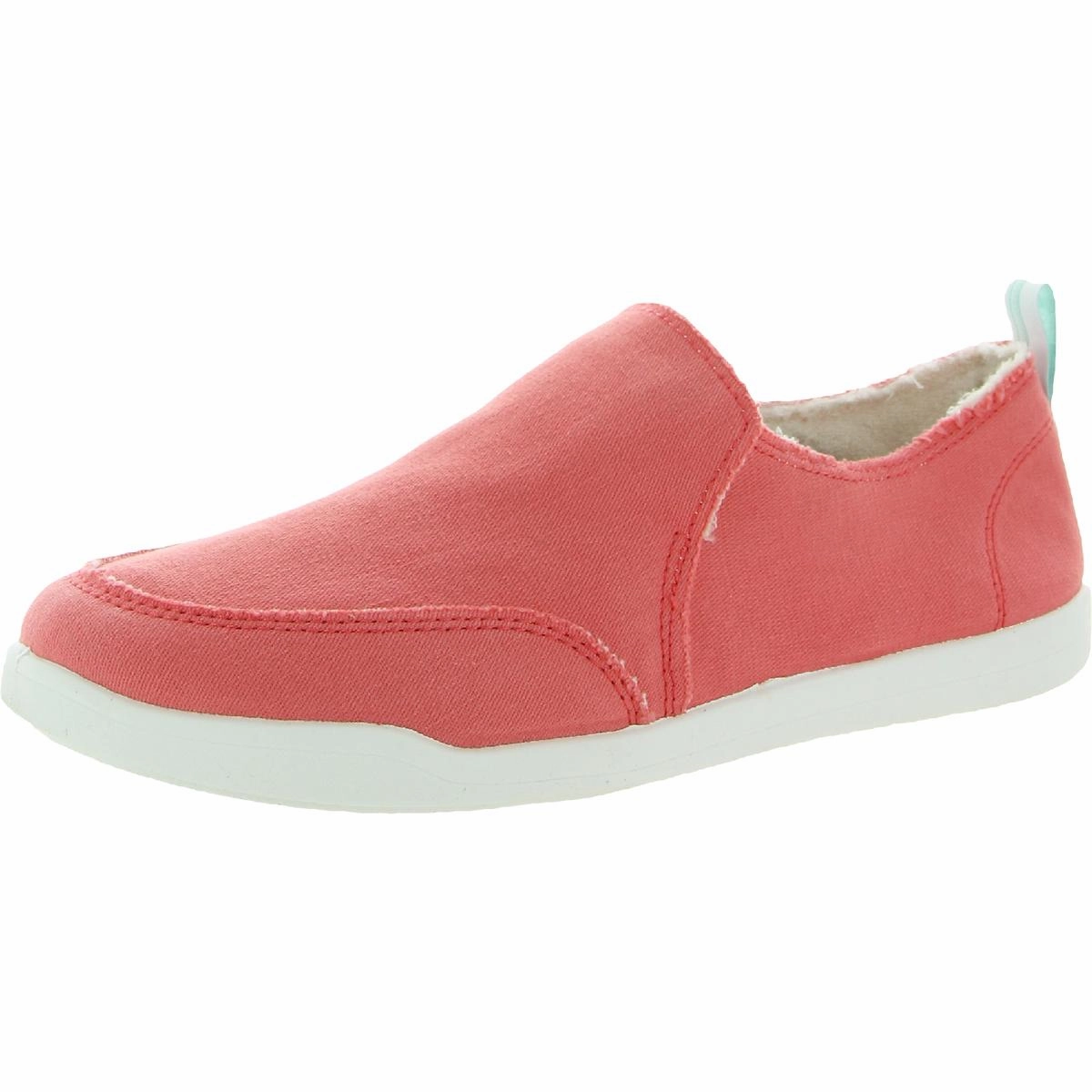 Malibu Womens Comfort Insole Lifestyle Slip-On Sneakers Neat Path