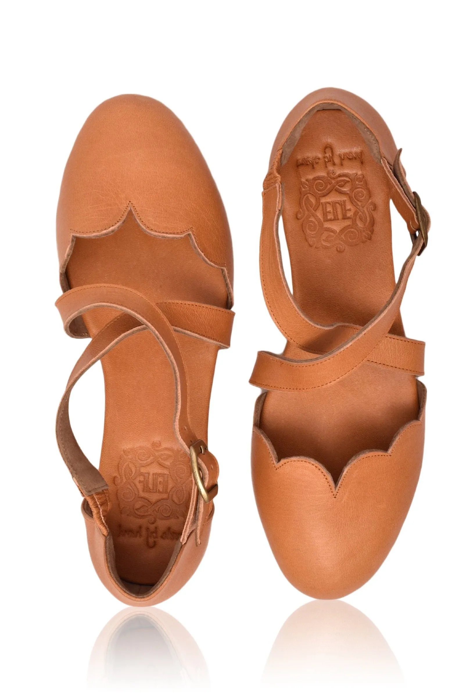 Winter Warm Class Glow Mangrove Leather Flats