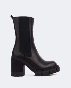 Timeless Fashion Maple Black Leather