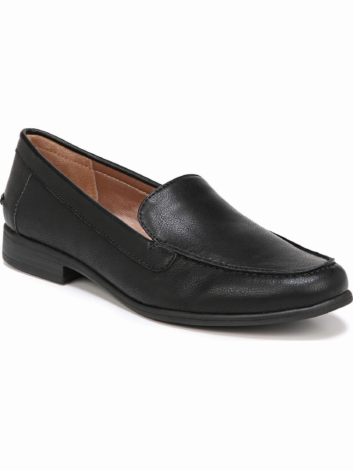 Margot Womens Faux Leather Loafers Flat Ease