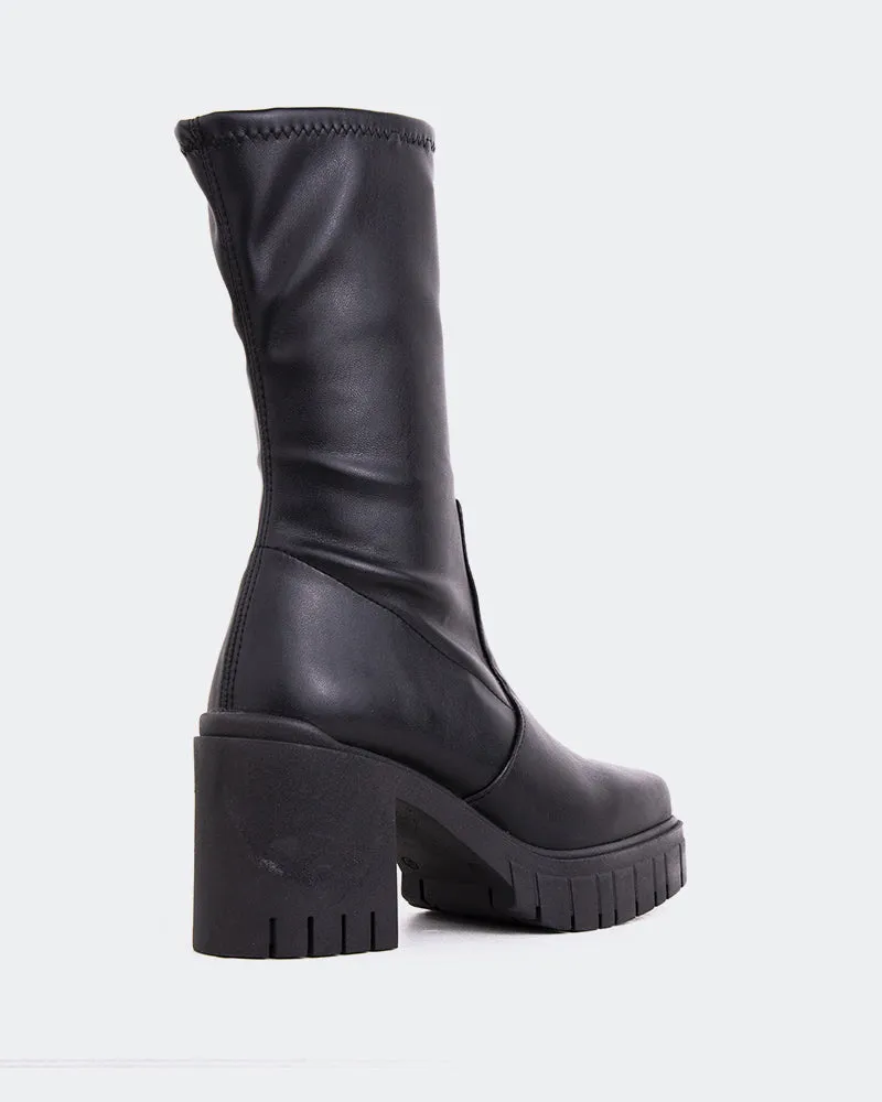 Marlow Black Stretch lace up closure Street-Ready Style