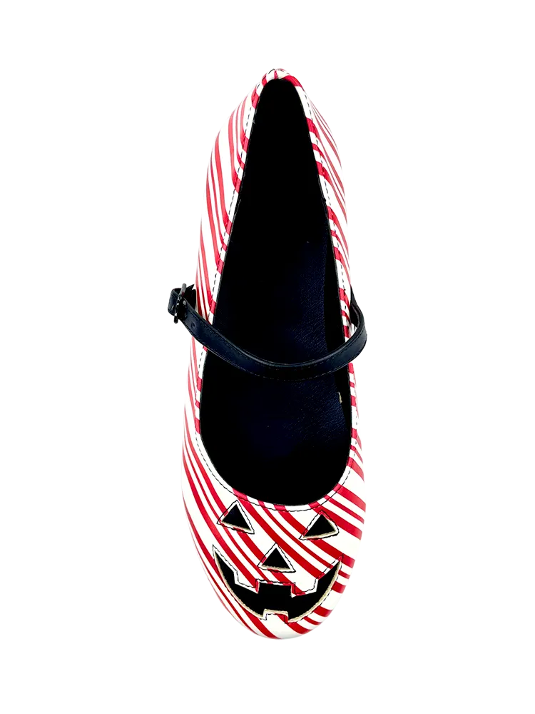 MARY JANE JACK - CANDY CANE PRINT Memory Foam Insoles