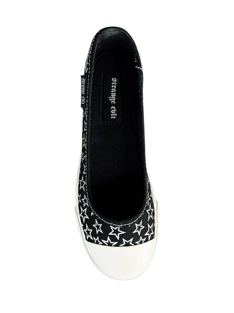 EMILY STAR - BLACK/WHITE Cold resistant Trendy Walk